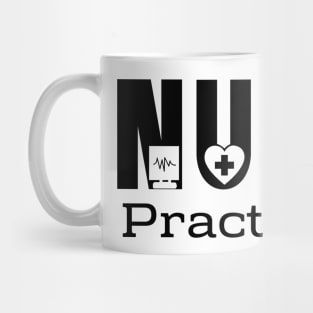 Nurse Practitioner (black text) Mug